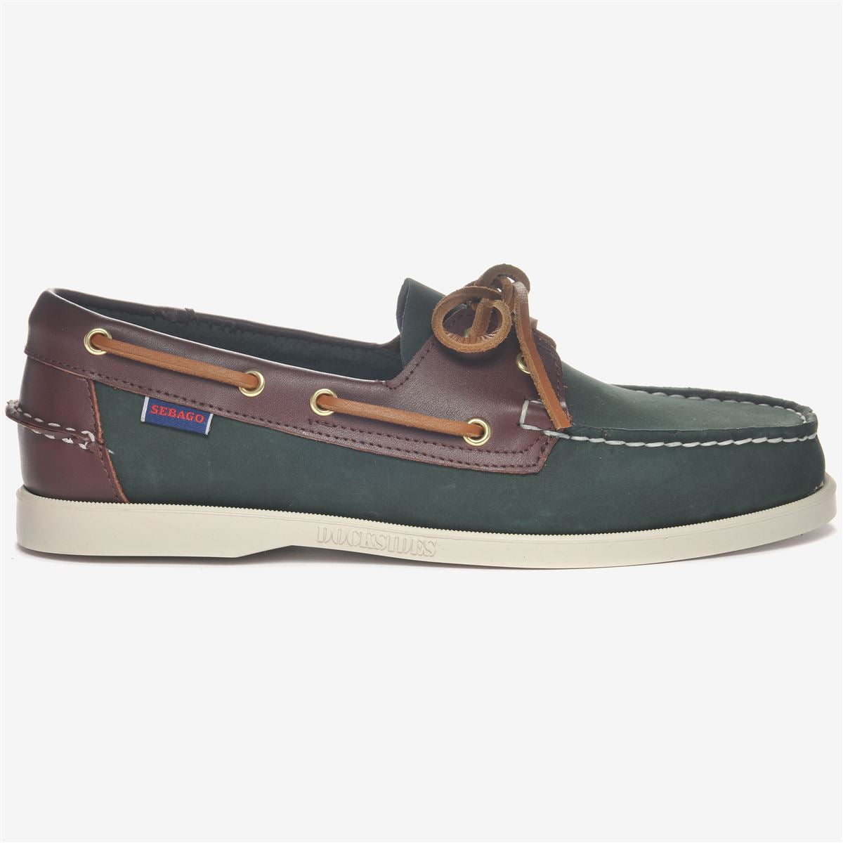 Portland Spinnaker Nubuck Fgl - Blue Navy & Dark Brown – Sebago-USA