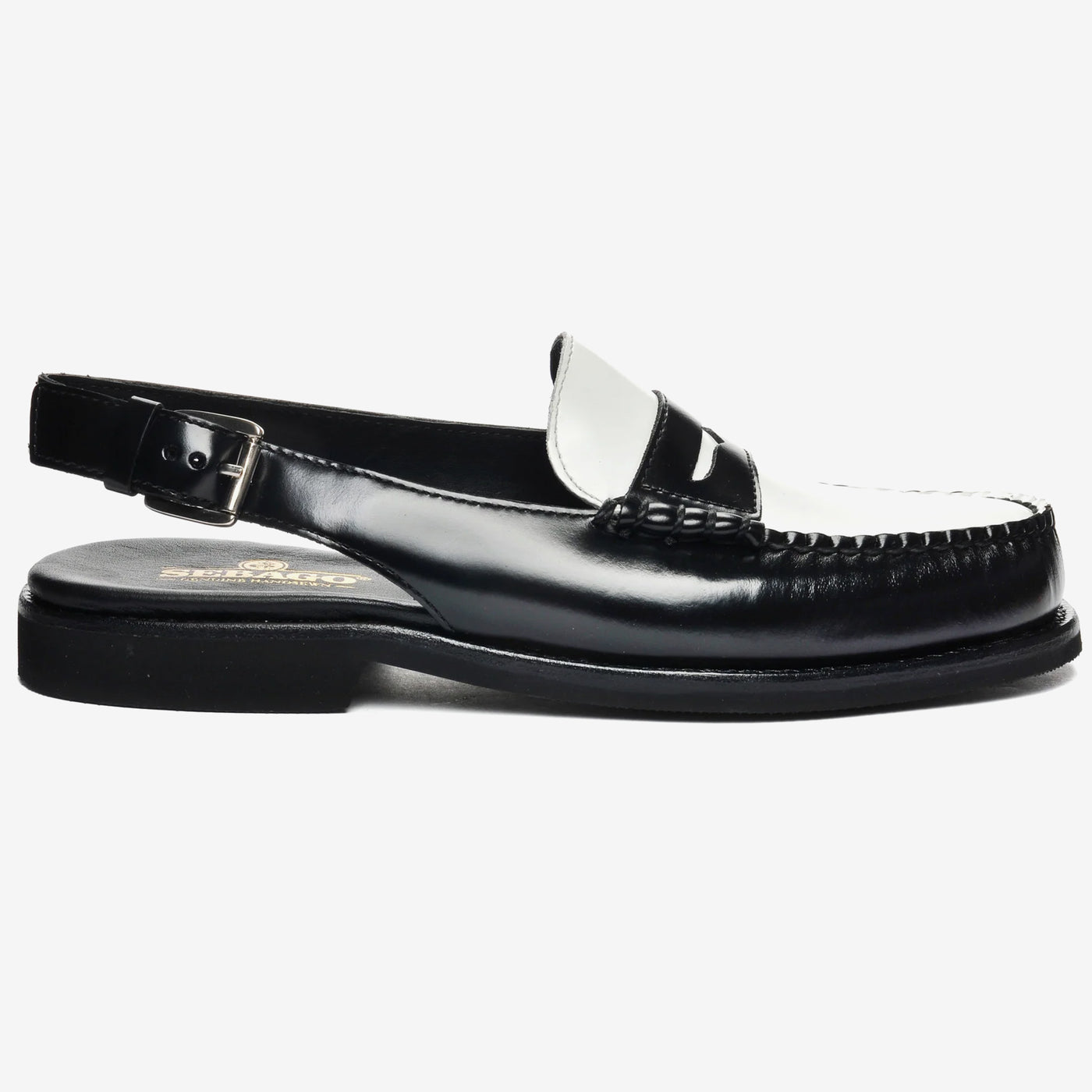 SEBAGO DAN SANDAL PO ローファーサンダル Dan Sandal Polaris Woman - Black & White – Sebago-USA