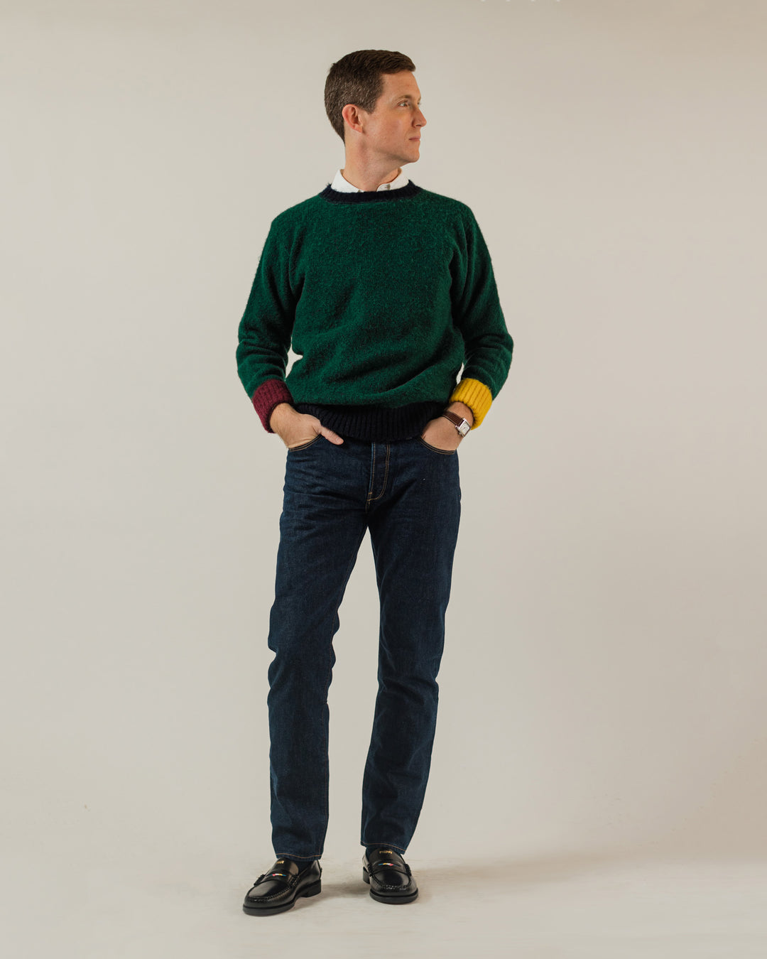 J. Press Shaggy Dog Sweater - Green – Sebago-USA