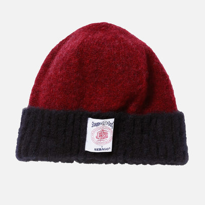 J. Press Shaggy Dog Hat - Bordeaux/Blue