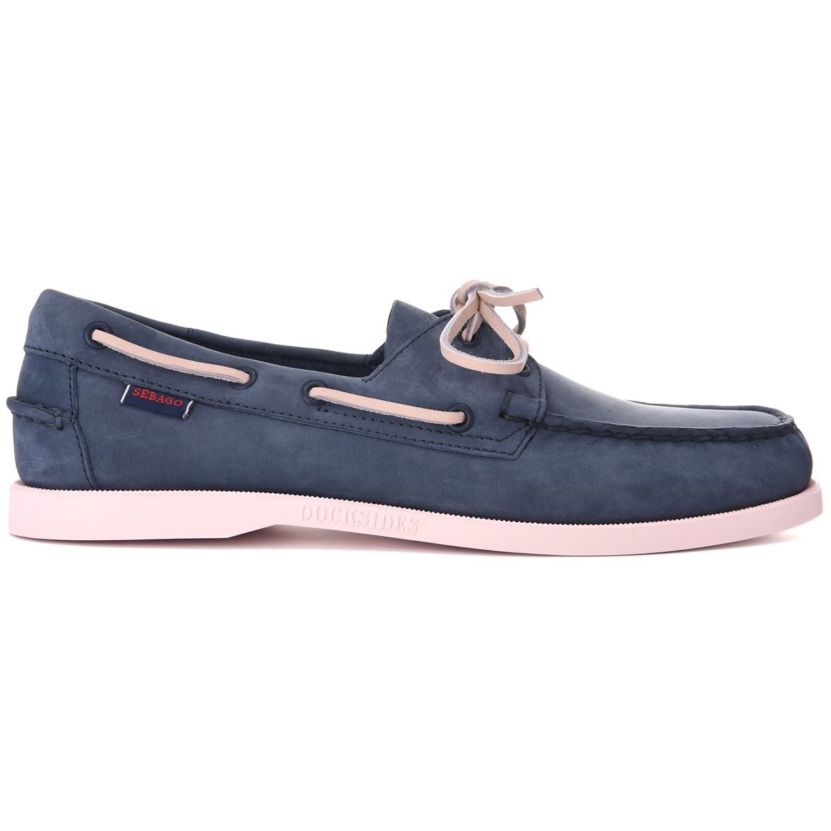 Docksides Portland Nubuk - Navy Blue & Pink