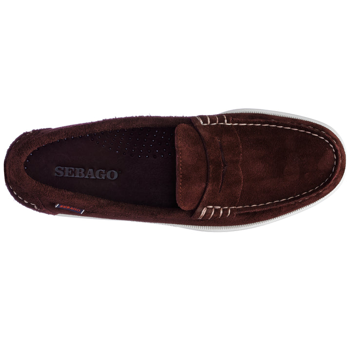 Men's Mocs| Docksides Dan Boat Roughout Bordeaux Violet