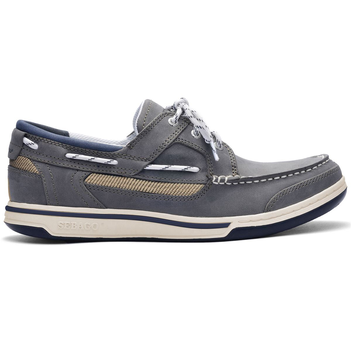 Triton Three Eyelets Nubuck - Slate & Taupe