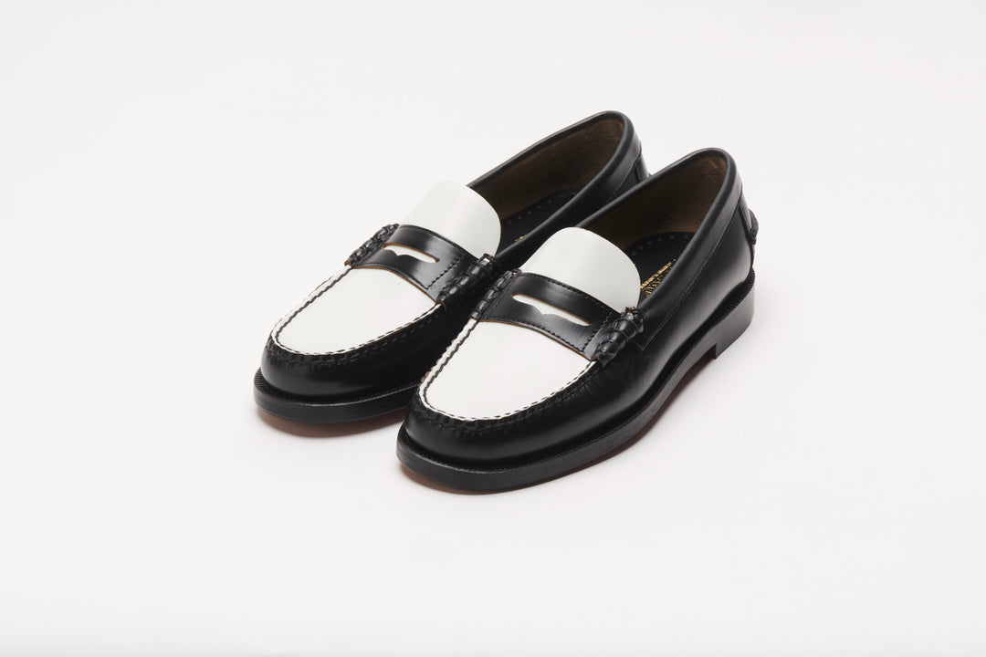 【関税込み】Sebago ブラック＆ホワイト Dan Lug ローファー Nydock62f27be787b84462f27be787