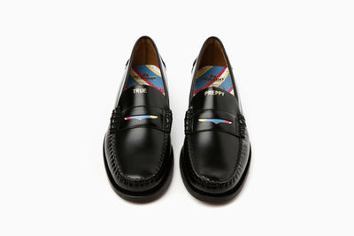 J. Press Dan Regimental - Black - True Preppy