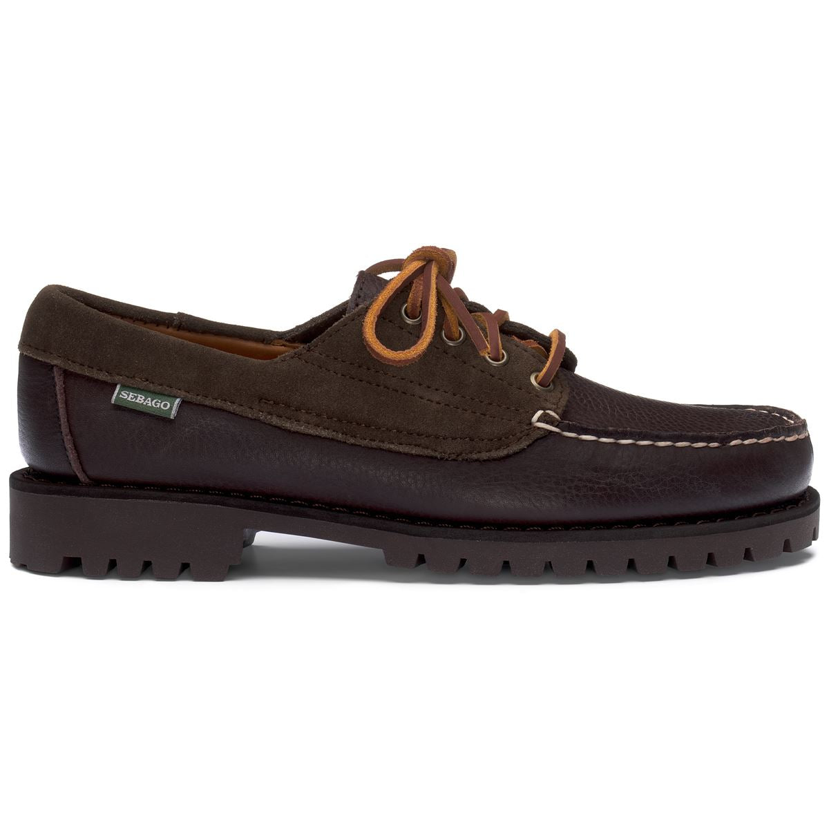 Askook Lug Suede Tumbled - Dark Brown Brunette