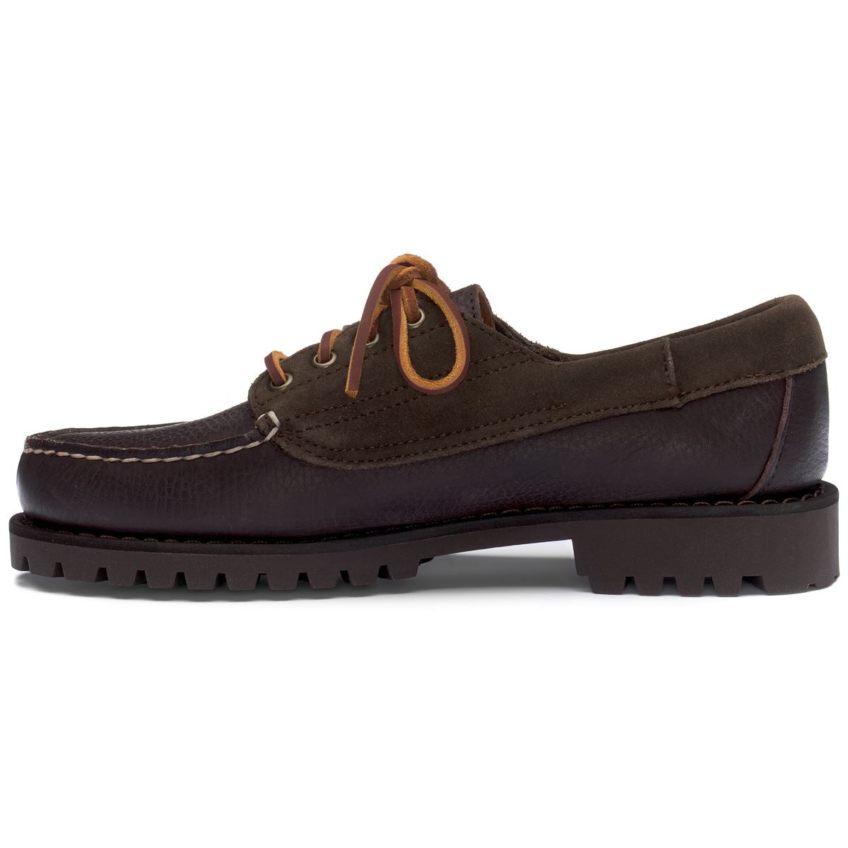 Askook Lug Suede Tumbled - Dark Brown Brunette