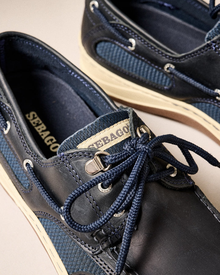 Men's Boat Shoe | Marine | Clovehitch II | Navy Blue | Sebago