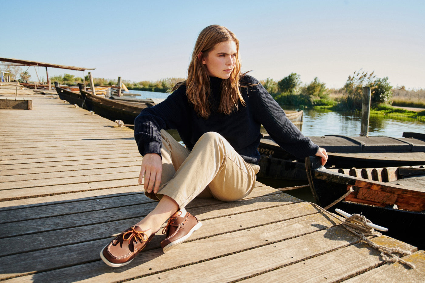 Docksides Portland Woman - Brown