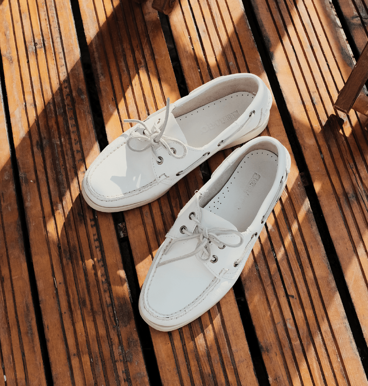 Docksides Portland Woman - White