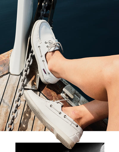 Docksides Portland Woman - White