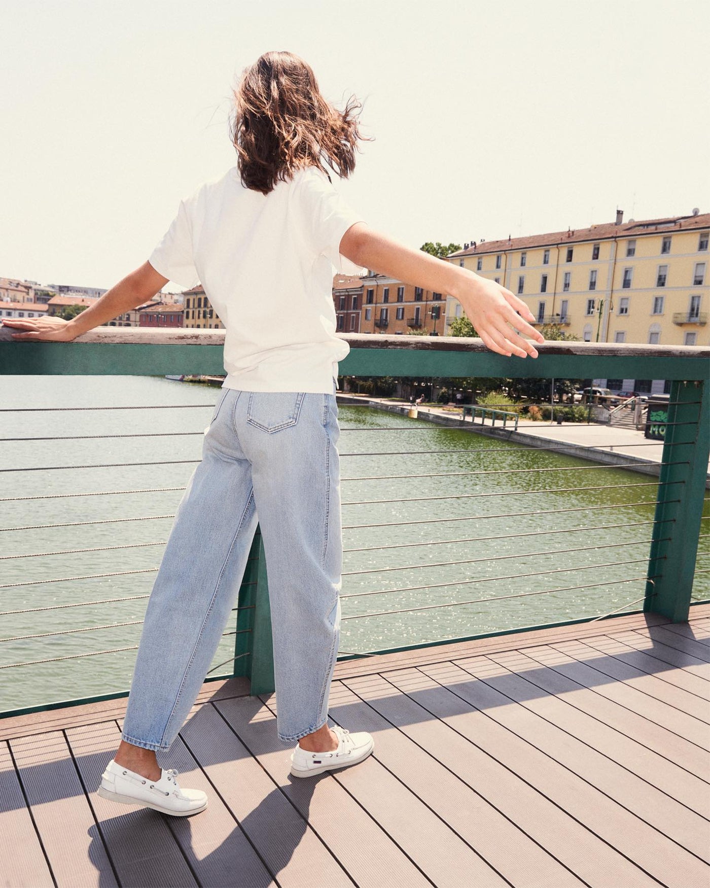 Docksides Portland Woman - White