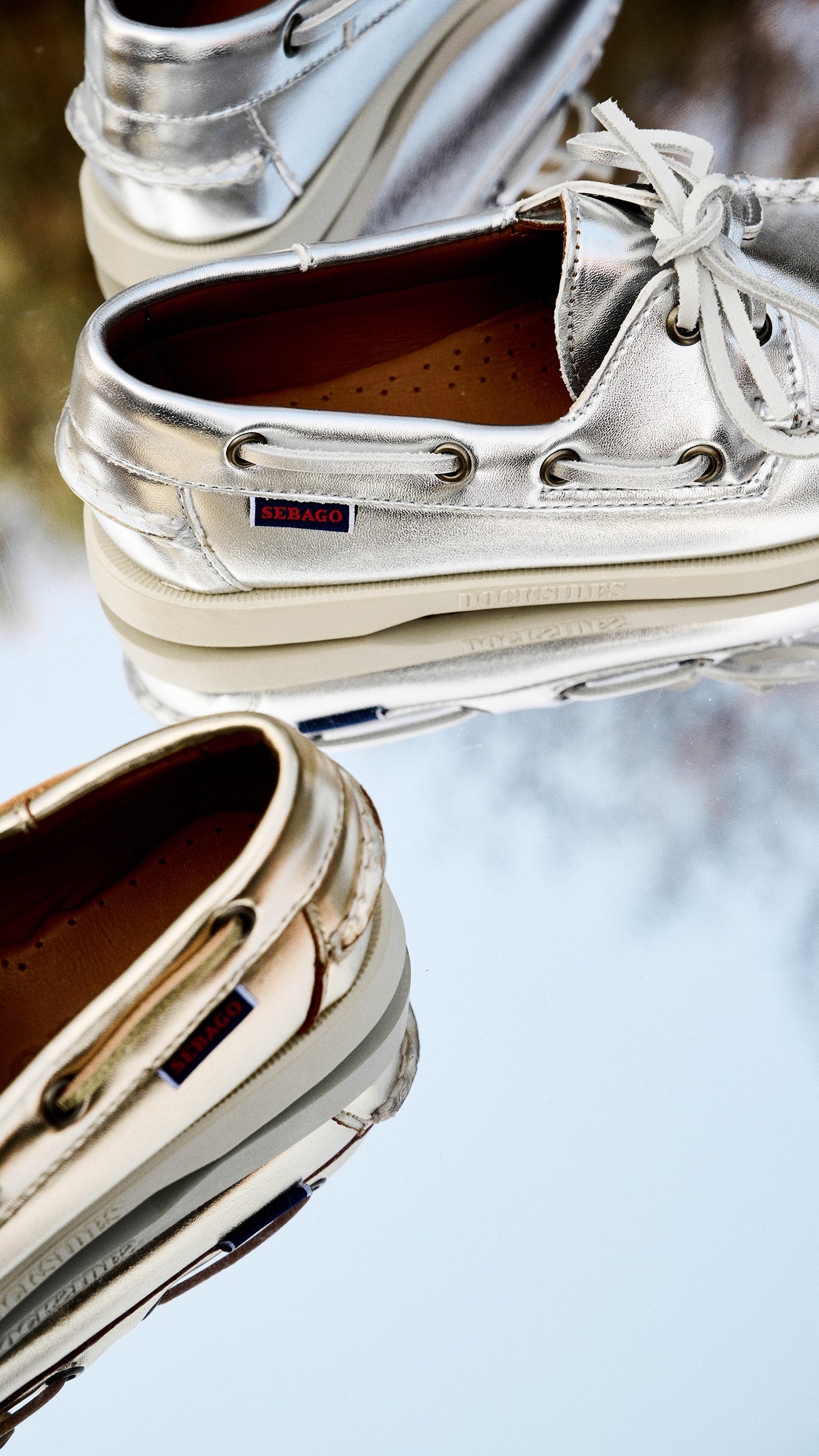 Docksides Portland Met Woman - Silver