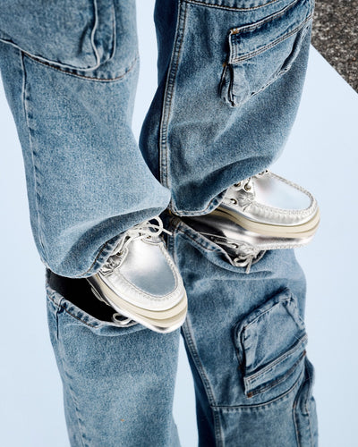 Docksides Portland Met Woman - Silver