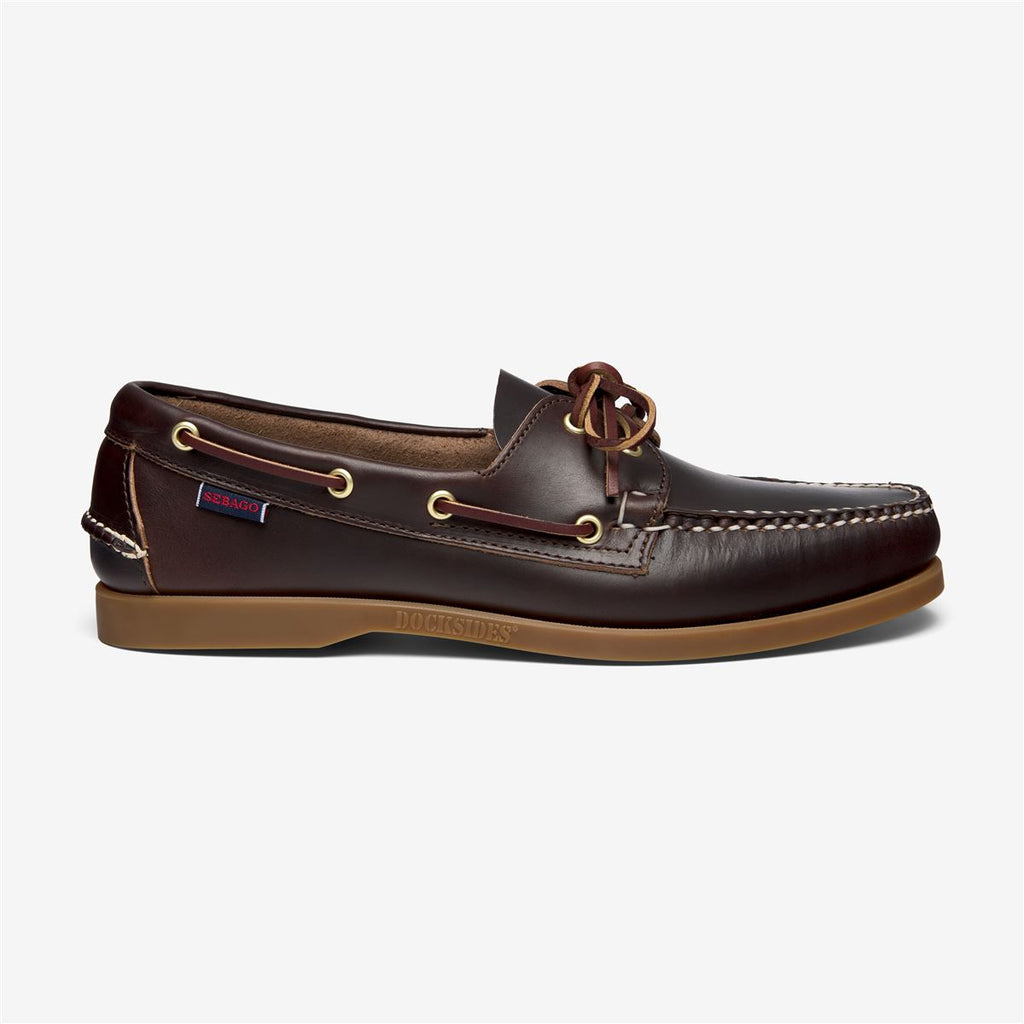 SEBAGOブラウン レザーモカシン made in USA ビンテージ Portland Waxed - Brown & Dark Ocra – Sebago-USA