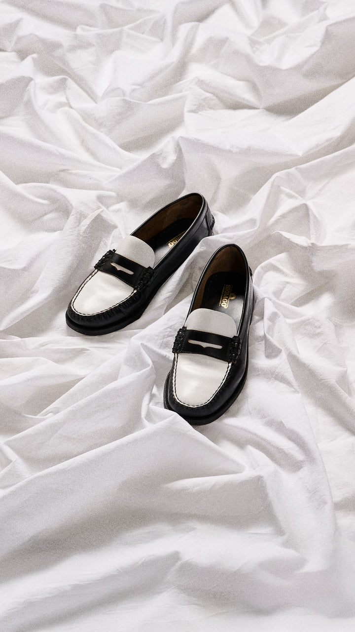 Men's Loafers | Citysides | Classic Dan | Black & White | Sebago