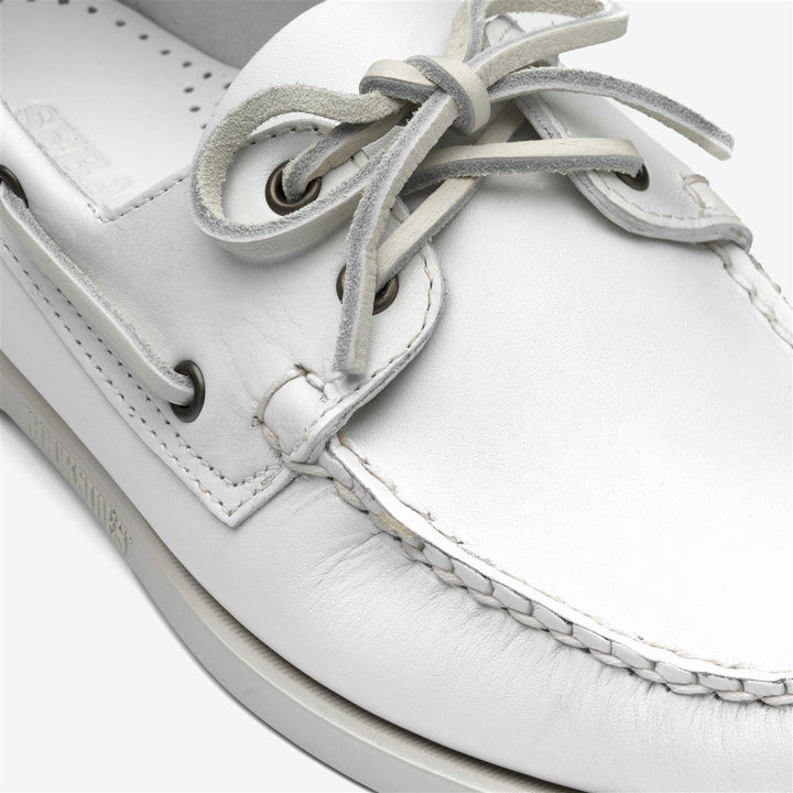 SEBAGO セバゴ レザースリッポン デッキシューズ 白 ホワイト Classic Portland Woman - White – Sebago-USA