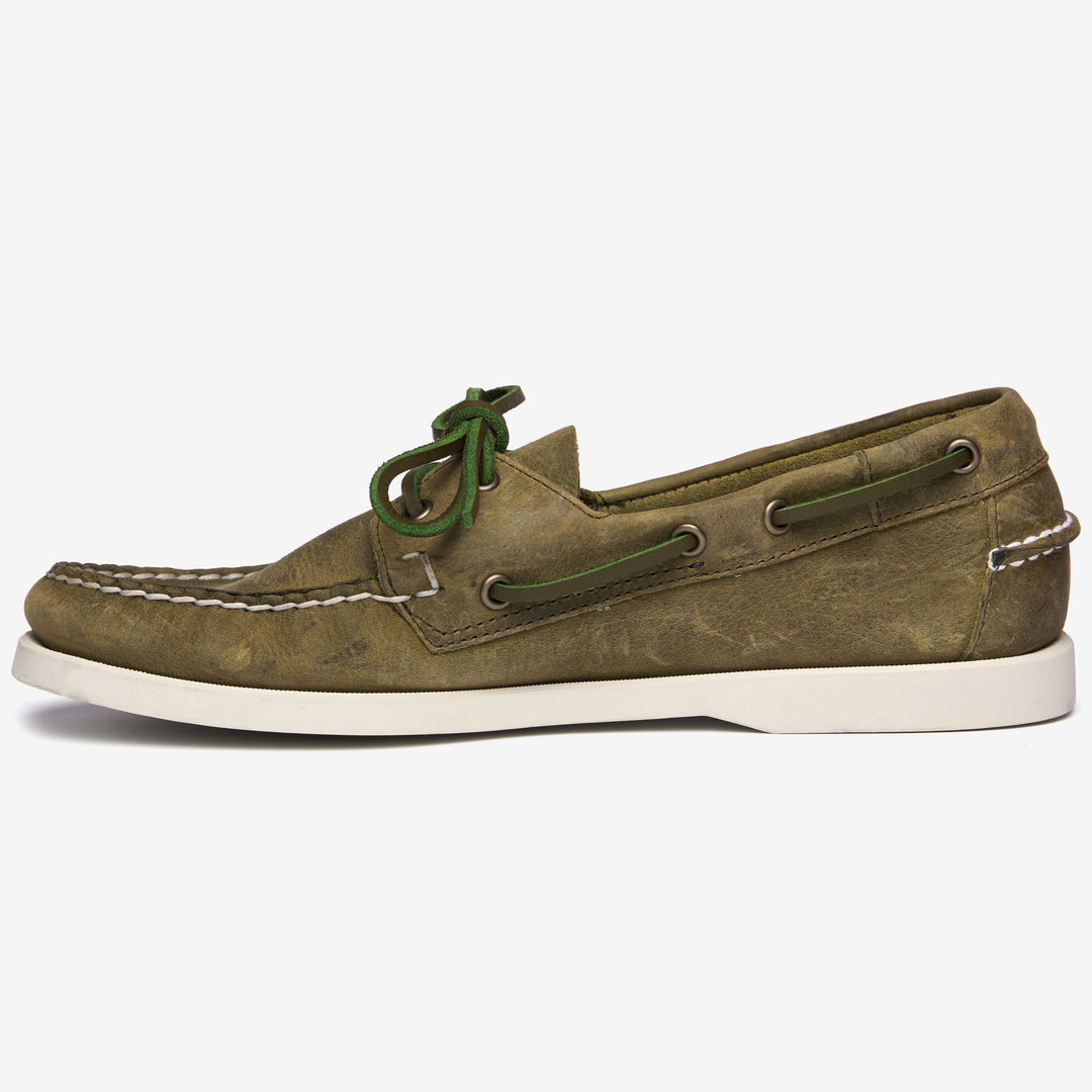 Docksides Portland Crazy H - Green Military – Sebago-USA