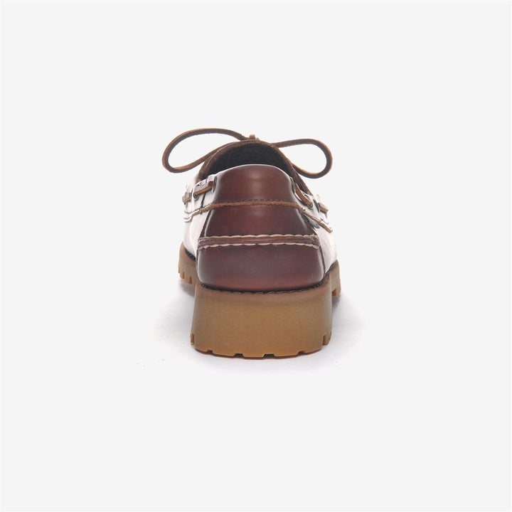 Sebago Mens 9.5 Brown Ranger Waxy Leather Boat Shoe Loafer Lug Sole Casual Brown Men main image 2