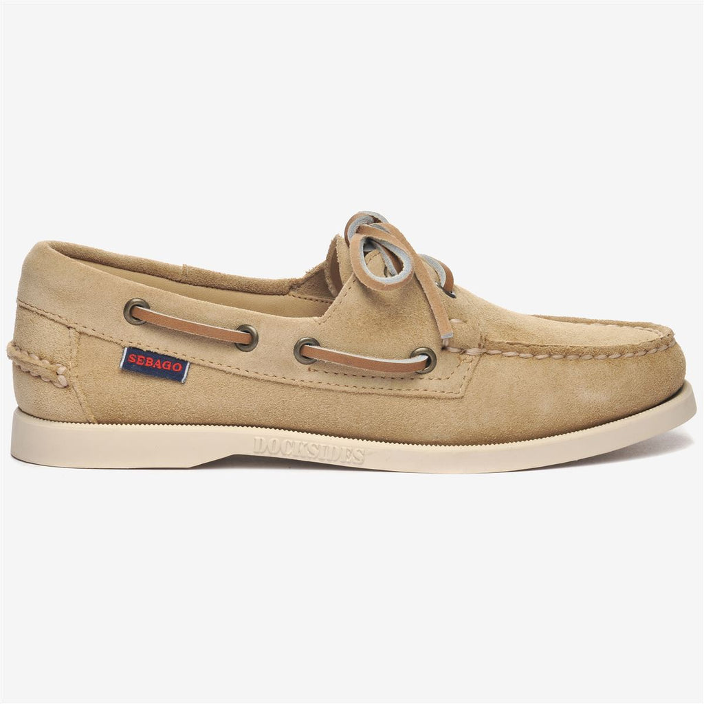 Portland Rough Out Woman's Boat Shoes Beige Camel