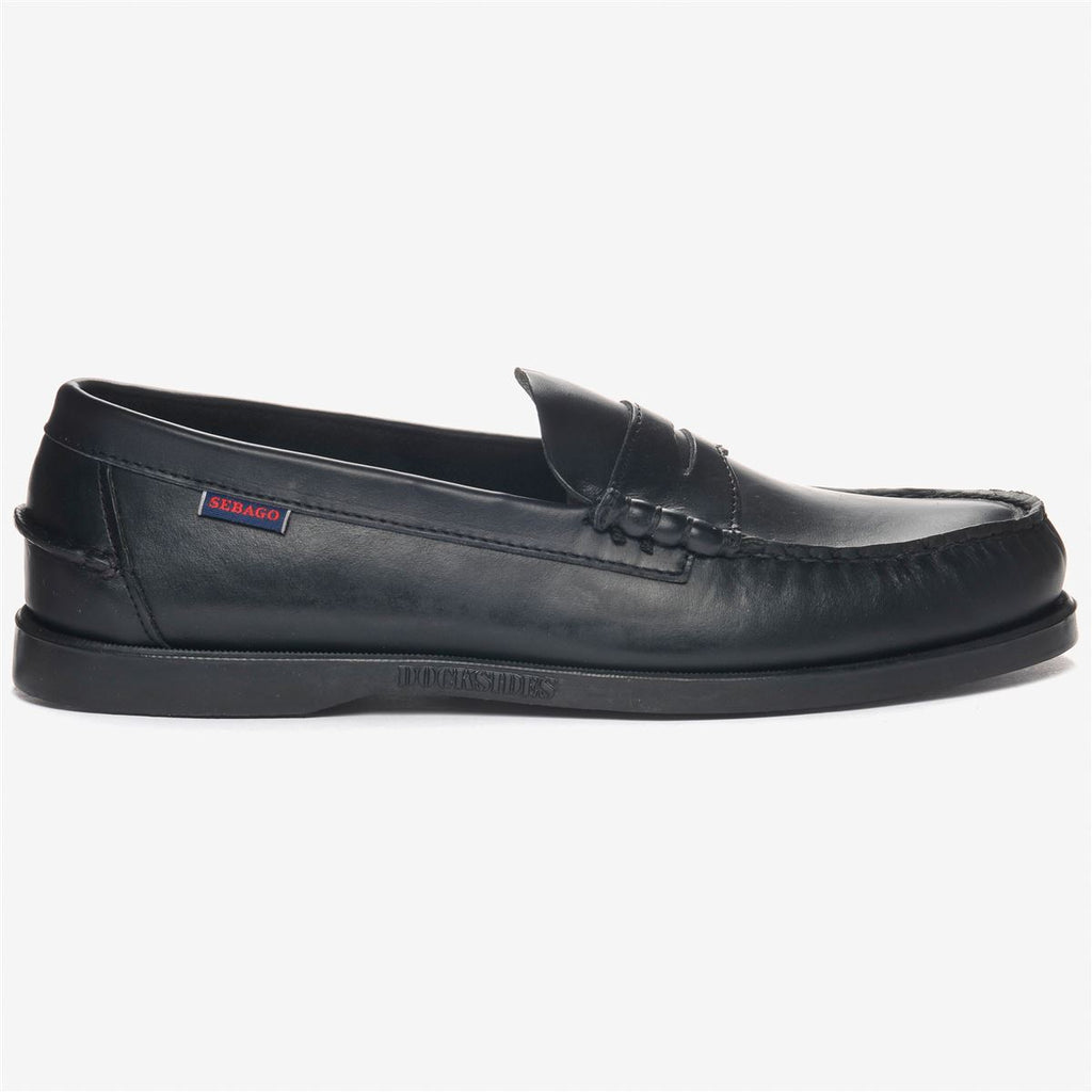 <美品>SEBAGO ブラック モカシン Dolphin Waxed - Total Black (FINAL SALE) – Sebago-USA