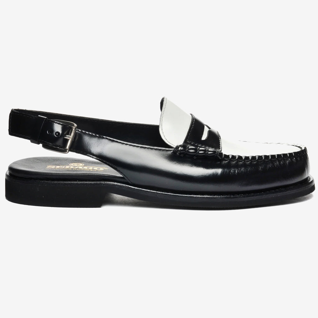 Dan Sandal Polaris Woman - Black & White (FINAL SALE) – Sebago-USA