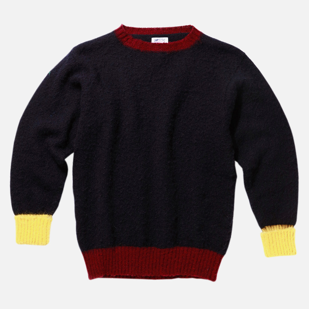J.Press Shaggy Dog シェットランドウール M Shaggy Dog Sweater Dark Blue - Trim Fit | J.PRESS - Pennant