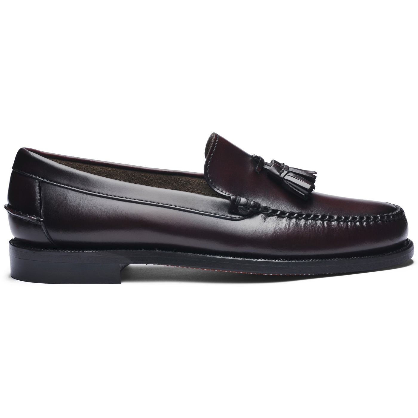 Men's Loafers | Sebago | Citysides | Classic Will | Brown & Burgundy | Side View