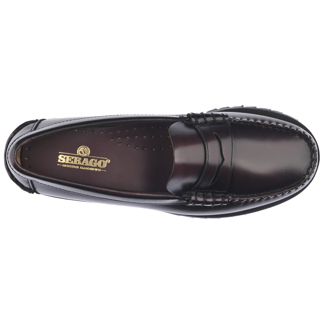 SEBAGO バーガンディ ローファー Dan Lug Woman - Brown Burgundy – Sebago-USA