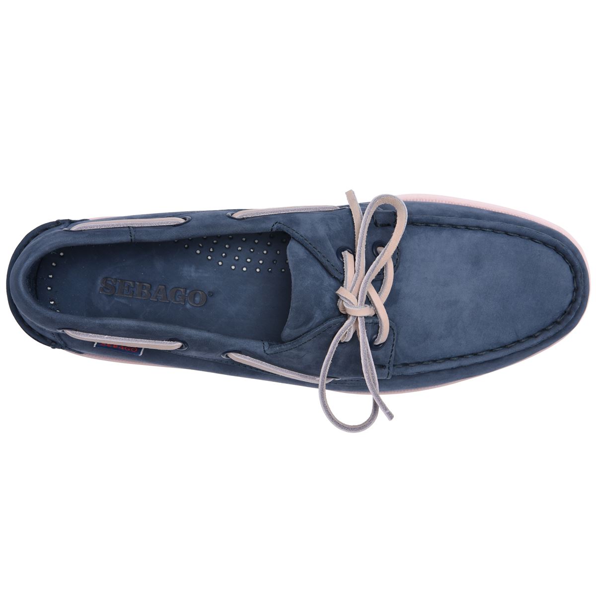 Docksides Portland Nubuk - Navy Blue & Pink – Sebago-USA