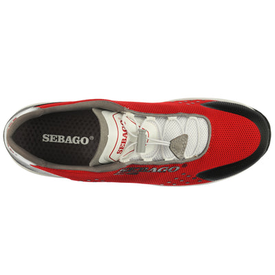Men's Sneakers | Sebago | Marine | Cyphon Jia Ren | Dark Red & Black | Top View
