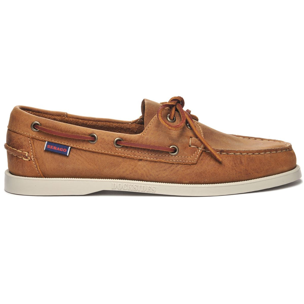 Docksides Portland Crazy H Tan Sebago USA