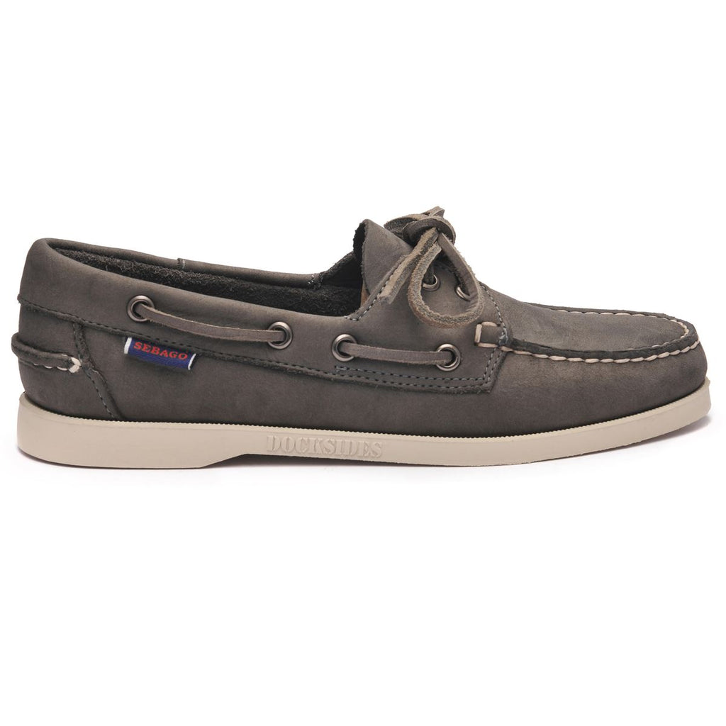 ローファー・オックスフォード SEBAGO SS25 DOCKSIDES PORTLAND CRAZY H WOMAN (781111W 910) Docksides Portland Crazy H Woman - Dark Grey – Sebago-USA