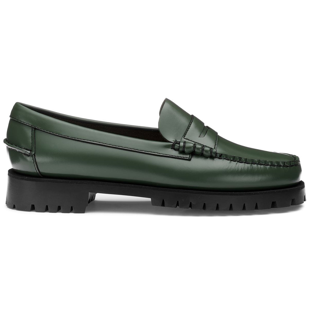 【関税込み】Sebago ブラック＆ホワイト Dan Lug ローファー Nydock62e829b66597754143439762