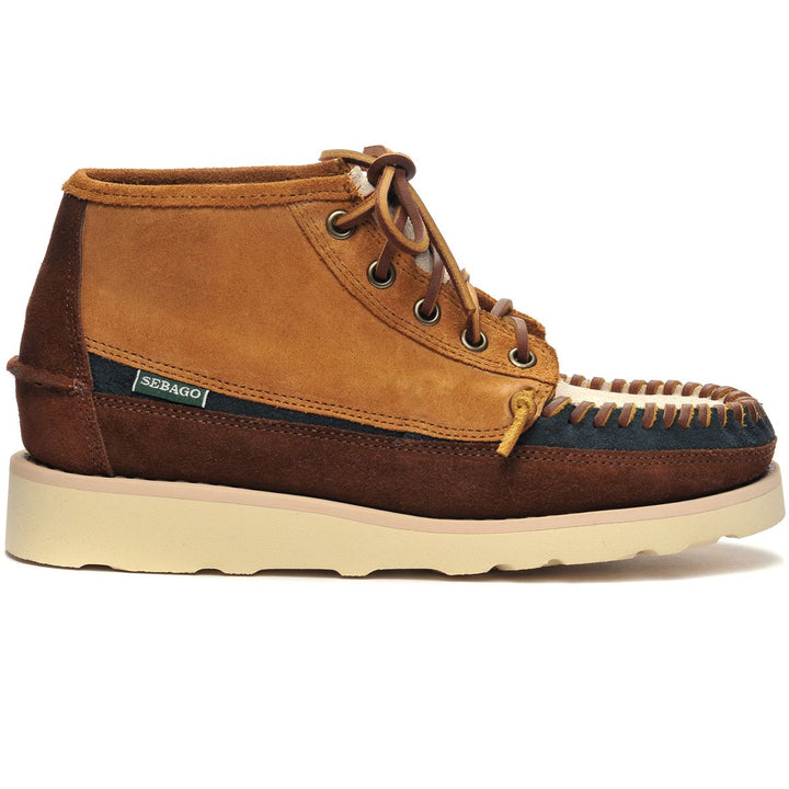 靴 SEBAGO / CAMPSIDES Vintage Sebago Campsides Two Tone Leather Moccasins Boat