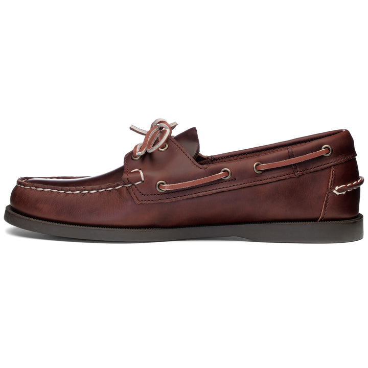 靴 Shinzone SEBAGO DOCKSIDES PORTLAND WAXED Portland Waxed - Brown & Dark Ocra – Sebago-USA