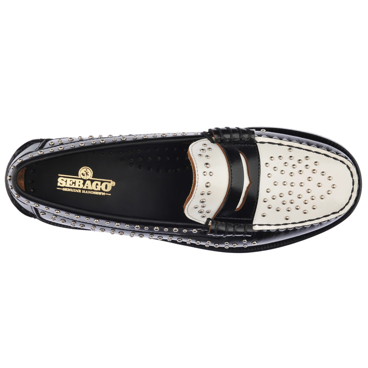 【関税込み】Sebago ブラック Dan Studs ローファー 関税込み】Sebago ブラック Dan スタッズ ローファー (SEBAGO