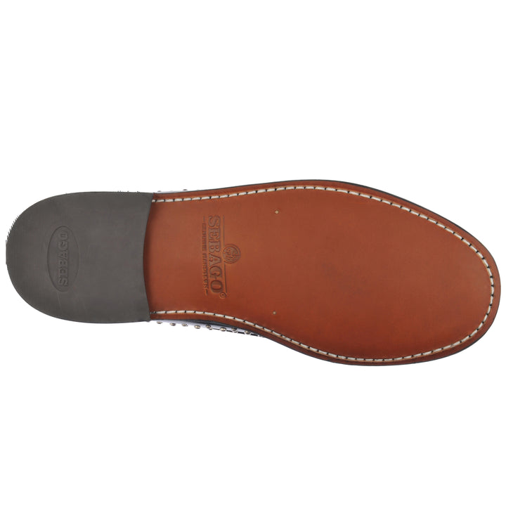 【関税込み】Sebago ブラック＆ホワイト Dan Studs ローファー Dan Studs - Black & White – Sebago-USA